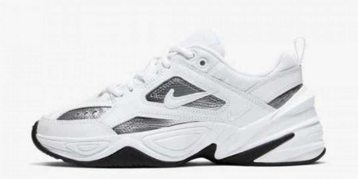 CJ9583-100 New Nike M2K Tekno ESS Essential Metallic Silver Shoes