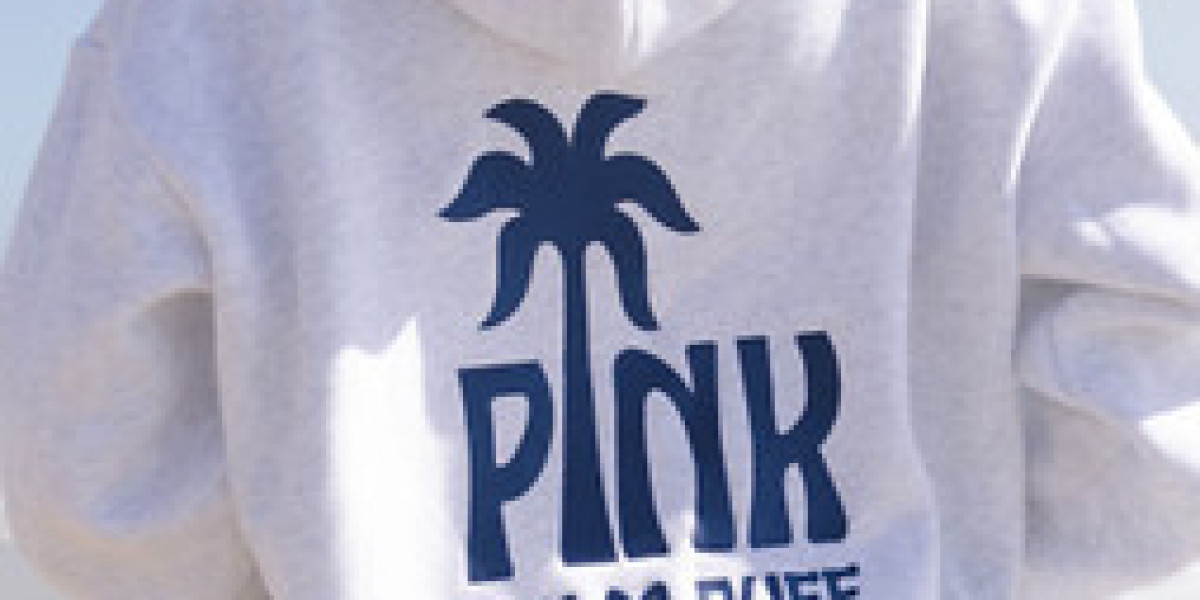 The Power of Pink Palm Puff Hoodie