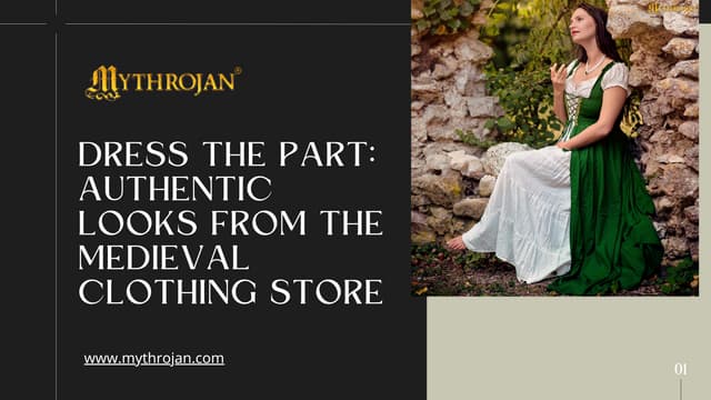 Dress the Part Authentic Looks from the Medieval Clothing Store