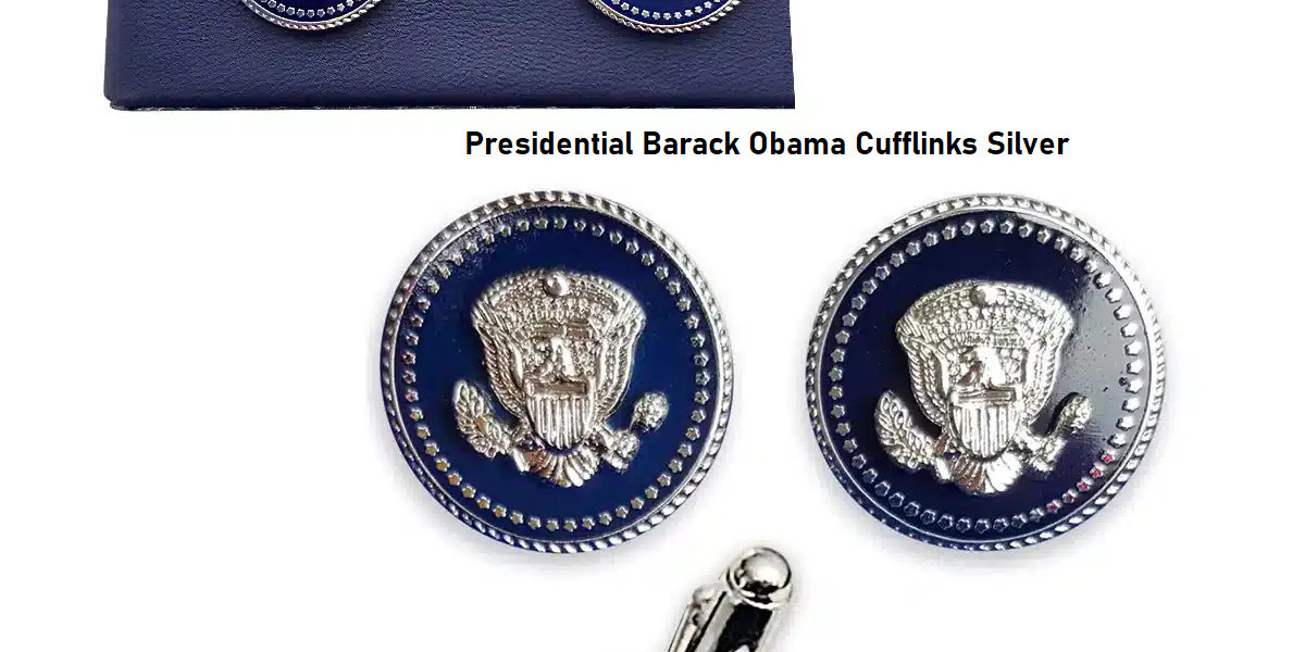 Buy Barack Obama Cufflinks Silver Online