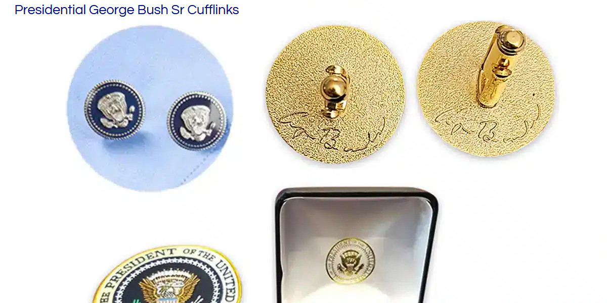 George Bush Sr Cufflinks Online