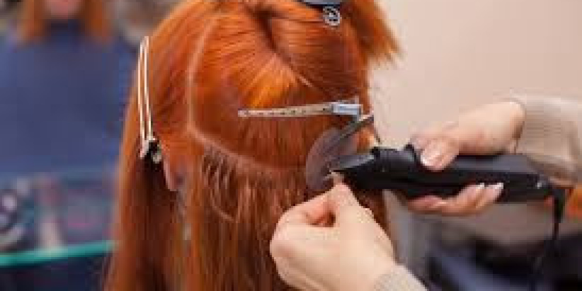 Look with Tape Extensions and Hair Extensions