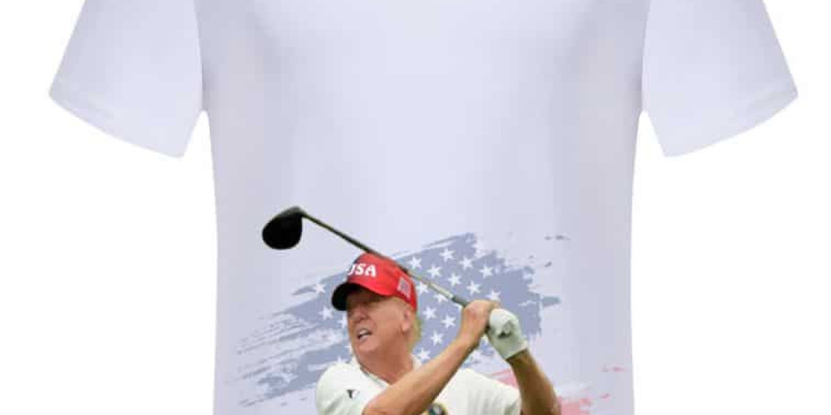 Buy Trump Golf T Shirt White