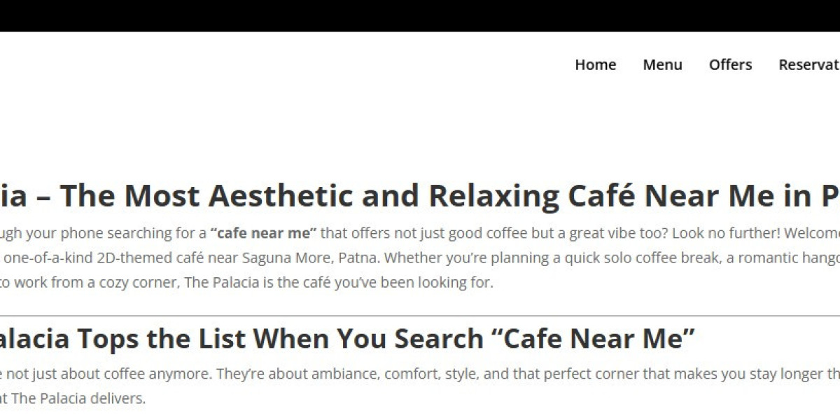 Dreaming of The Palacia: A Distant Coffee Spot