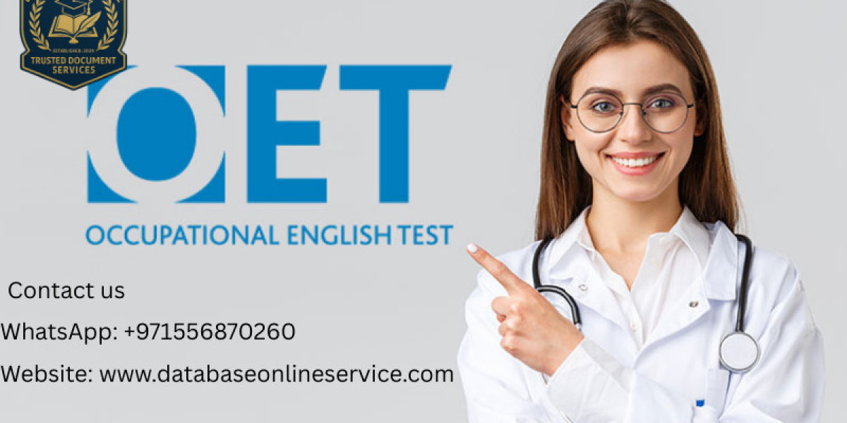 OET Certificate in Doha Without Exam by Data Base Online Service: Quick and Hassle-Free Online Process