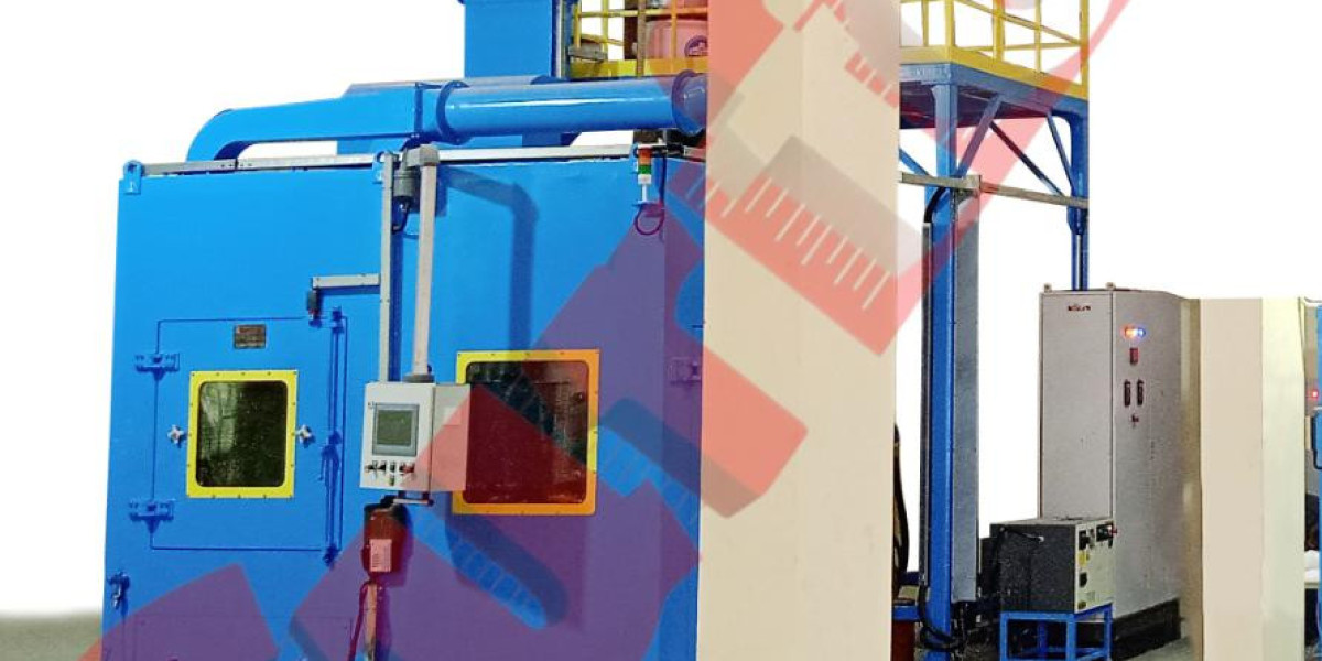 CNC Rotary Table Shot Blasting Machine